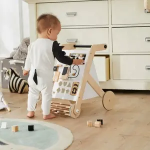 Hot Sale Beliebte hölzerne Baby Walker Einzigartige Designer Baby Activity Walker