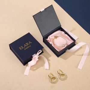 Caja de Papel Personalizada para Joyería, Caja de Regalo Rosa para Pulseras, Collares, Anillos y Pendientes - Product Image 6