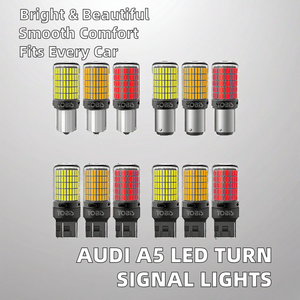 ไฟเลี้ยว LED รุ่นใหม่ A80 T20 1156 1157 3014 144SMD ป้องกันไฟแจ้งเตือนความผิดพลาด Canbus 12-24V ไฟตัดหมอกสำหรับ Audi A5 รับประกัน 1 ปี - Product Image 2