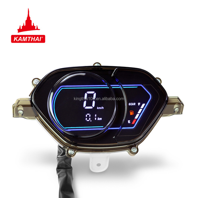 KAMTHAI Universal Motorcycle Digital Speedometer Meter Assy Motorcycle Speedometer Machine for Suzuki Motorcycle Speedometer