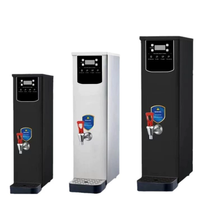 Chaudière à eau chaude en acier inoxydable 10L 20L 30L Baril électrothermique/bouilloire électrique pour hôtels et restaurants Urne à eau chaude