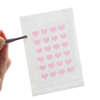 Patch LED anti-acné en forme de cœur/diamant, lumière rouge, soin de nuit, sans marque, excellente réputation, vente en gros