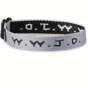 Pulseras Tejidas WWJD (¿Qué Haría Jesús?), Pulseras Cristianas, Regalo para Recaudación de Fondos de Iglesia, W.W.J.D. Pulseras de Tela - Product Image 6
