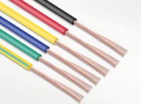 Cable de Cobre Flexible de PVC para Construcción, 450/750V, 2.5/4/6/10/16 mm², BVR, para Cableado Eléctrico Doméstico, Suministro de Fábrica