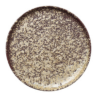 Assiettes de dîner en céramique à texture de fausse pierre de style japonais rétro, plateau à steak, plat de cuisson, plaque à pizza, compatible micro-ondes
