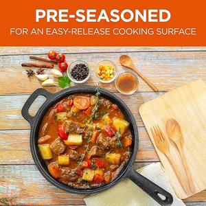 <span class=keywords><strong>Casserole</strong></span> en fonte de 2 pintes, <span class=keywords><strong>casserole</strong></span> en fonte avec couvercle et poignée en boucle, ustensiles de cuisine de camping et <span class=keywords><strong>casserole</strong></span> noire - Product Image 5