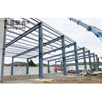 Bâtiment métallique préfabriqué à construction rapide, structure en acier, couverture de hangar industriel isolée pour plans d'atelier