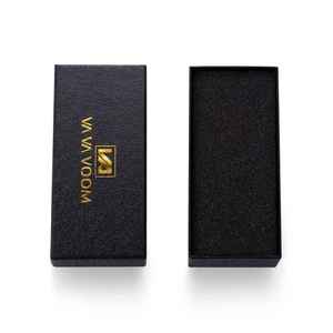 Caja Original para Reloj VAVA VOOM con Logotipo Dorado Impreso, Empaque de Regalo de Lujo en Papel Negro - Product Image 4