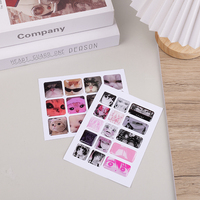 Autocollants en dôme 3D en époxy, esthétique grunge noir et blanc, chat anime, rétro, Vogue, écologiques, imperméables, personnalisés en PVC pour journal et téléphone