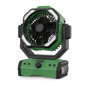 Seven Treasures Outdoor Camping <b>Fan</b> YH-F071H 3W Rechargeable Battery Mist Humidification Portable For <b>Tent</b> Fishing - Product Image 1