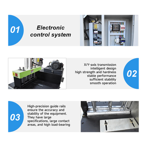 JUNDE Window and door Processing 4.1kw 90 Degree Hydraulic Pneumatic Single Head System Cutting Machine for Aluminum and <b>Copper</b> - Product Image 4
