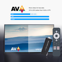 XS97 Ultra Stick 2+16GB DDR4 WiFi double bande Android 11 4K Smart TV Stick Puissant Amlogic S905Y4