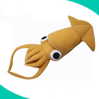 Nouveau gros gros yeux doux gros calmar en peluche personnalisé poisson d'encre farci