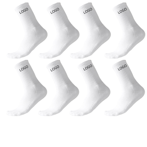 Jingwen OEM Calcetines Deportivos Vente en Gros Coton Hommes Haute Élasticité Blanc Noir Couleur Unie Cheville Sport <span class=keywords><strong>Chaussette</strong></span> - Product Image 6