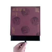 Caja de Regalo Deslizante de Cartón Rígido con Logotipo Personalizado, Ecológica, con Cubierta en Relieve, para Té, Joyería, Relojes, con Forro de Esponja