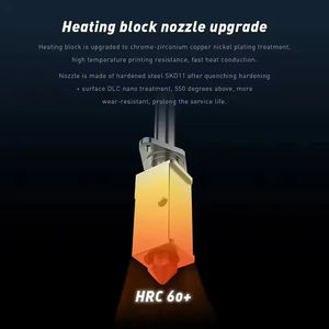 Kit Hotend V6 haute vitesse pour <span class=keywords><strong>Ender</strong></span> <span class=keywords><strong>3</strong></span> <span class=keywords><strong>3</strong></span> Pro <span class=keywords><strong>V2</strong></span> CR10 Voron 2.4 Prusa mise à niveau de l'extrudeuse à tête J tout métal pour imprimante 3D - Product Image 6