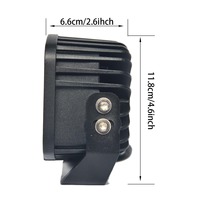 Projecteur LED de 5 pouces pour voiture, éclairage tout-terrain pour pare-chocs avant, calandre, toit. Compatible avec Raptor Wrangler FJ Tank 300, éclairage auxiliaire longue portée