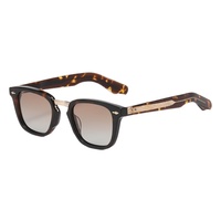 Lunettes de soleil carrées en acétate pour hommes MS 3015S, monture chic, branches minimalistes, texture raffinée, design audacieux et élégant, protection UV400