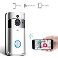 Anneau intelligent de téléphone de porte vidéo activé par Wi-Fi domestique M3 avec sonnette de caméra
