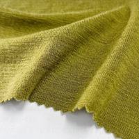 Tissu en tricot côtelé 100% laine mérinos 80's, lavable en machine, anti-rétrécissement, 180 g/m²