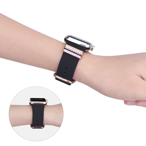 <span class=keywords><strong>Cinturino</strong></span> in Silicone Impermeabile Personalizzato per <span class=keywords><strong>Smartwatch</strong></span> 38mm-45mm con Fibbia in <span class=keywords><strong>Acciaio</strong></span> Inossidabile - Product Image 5