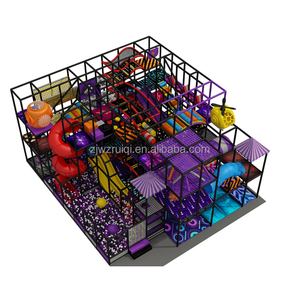 Équipement d'aire de jeux intérieure de conception gratuite Parc de cirque Cyberpunk Jeux de ville amusants pour enfants Taille commerciale - Product Image 1
