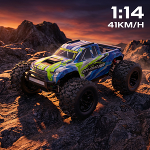 MJX 14208 1/14 Auto RC sin Escobillas 4WD de Alta Velocidad 53km/h, Camioneta Todoterreno a Control Remoto, Serie <span class=keywords><strong>Hyper</strong></span> Go RTR - Product Image 1