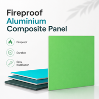 Panneau composite en aluminium et plastique ignifuge noir mat au prix d'usine pour façade de bâtiment commercial