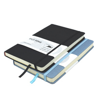 Agenda en cuir à couverture rigide A5 personnalisé Agenda en pointillés