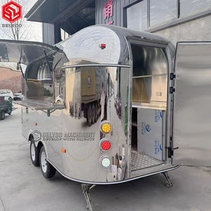 Camion barbecue Belyoo pour grillades et délices fumés avec panneau d'affichage LED et remorque alimentaire au design élégant - Product Image 2