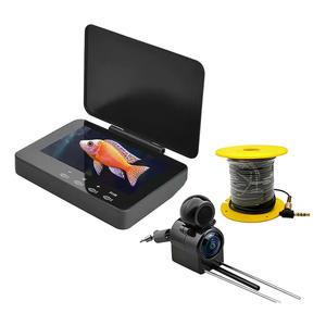 Caméra de pêche sous-marine JXI ultra-claire avec écran tactile 4,3 pouces, étanche, vision nocturne infrarouge, détecteur de poissons, écran LCD rotatif - Product Image 1