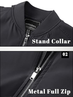 Marca personal personalizada Casual cremallera peso Bombers chaqueta béisbol deporte gimnasio aviador chaquetas para hombres