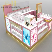 Nouveautés Kiosque de beauté haut de gamme personnalisé Kiosque de soins de la peau Kiosque de parfum Série de design Luxe moderne à vendre