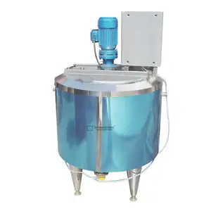 Réservoir de mélange multifonctionnel de qualité alimentaire et sanitaire pour l'industrie chimique Ss304 Lavage du visage pour la fabrication de lait et de ghee