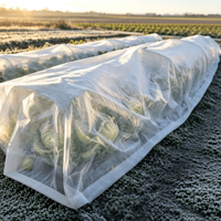 Couverture anti-gel respirante en non-tissé pour les rangs de plantes, les semis en serre et la protection des jardins hivernaux