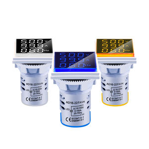 Medidor Digital LED de Voltaje y Corriente AC 60-500V 1-100A, con Indicador de Señal <span class=keywords><strong>Hertz</strong></span> (Hz), Luces, Detector de Voltaje y Corriente 220V - Product Image 3