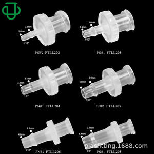 High Quality PP Plastic <b>Medical</b> Plastic Tubes FTLL202-208 Pagoda Connector Internal Thread Tightening Luer Female Connector for - Product Image 5
