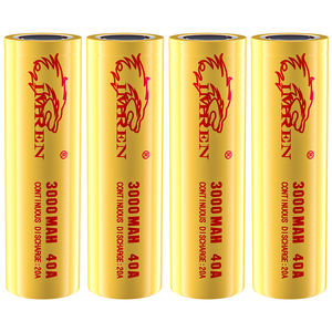 18650 перезаряжаемая литиевая батарея 3,7 В 40А литий-ионная ячейка перезаряжаемая 18650 цилиндрическая 3,7 В литий-ионные батареи 18650 - Product Image 1