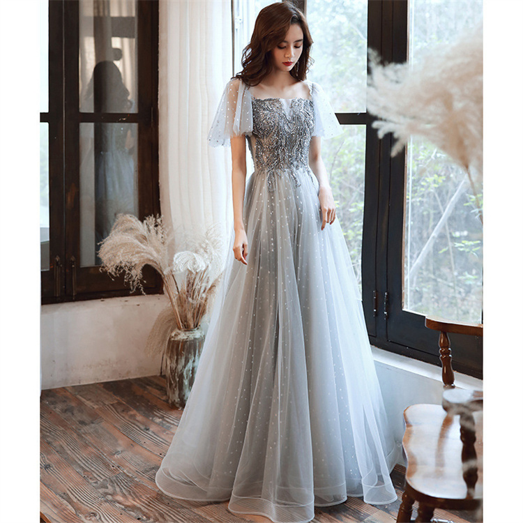 lace mesh bridesmaid dress Lace & Beads - Petite Bridesmaid Maxi Dress - Women - Polyester - 4 US