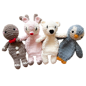 Recién llegado, muñecas musulmanas de ganchillo hechas a mano, <span class=keywords><strong>muñeca</strong></span> de Animal de ganchillo, <span class=keywords><strong>muñeca</strong></span> de punto súper suave - Product Image 1