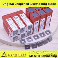 Lame jetable importée d'origine luxembourgeoise lame en spirale industrielle pression de fraisage verticale rabot à bois à quatre côtés