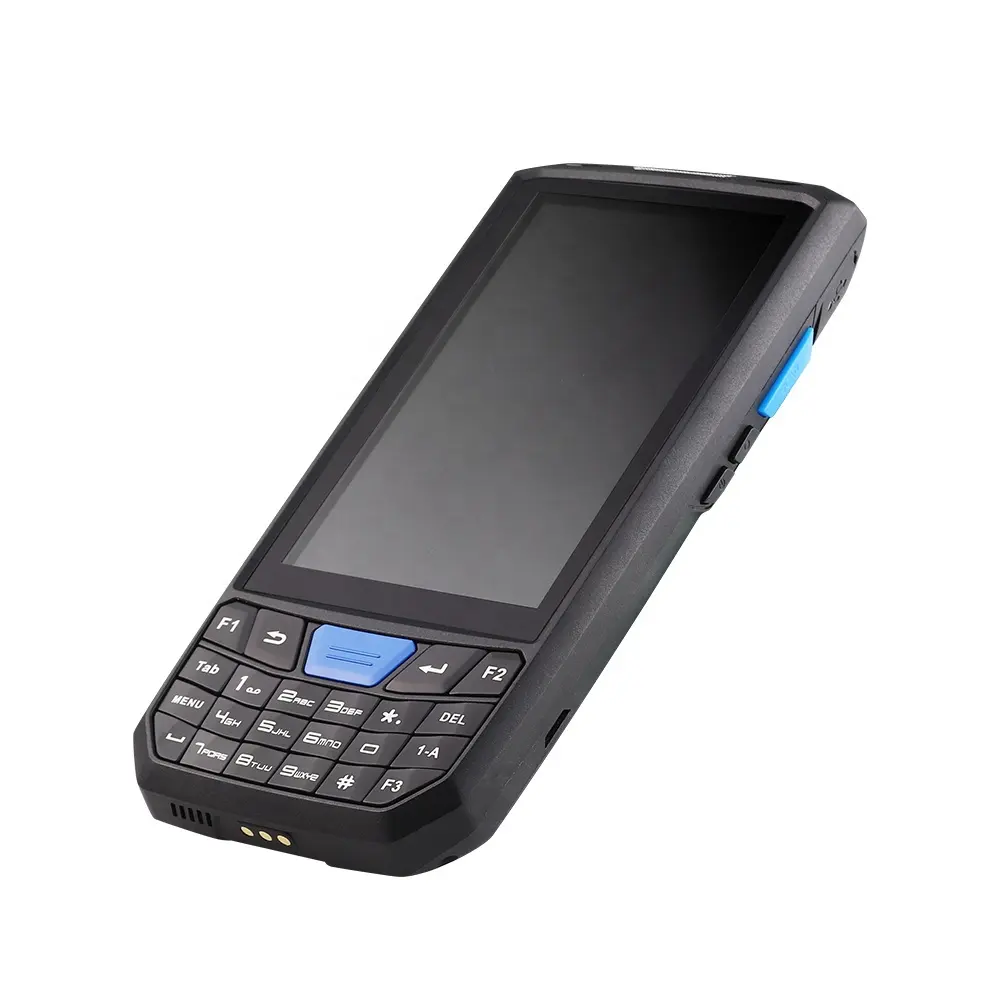 Blovedream T80 وعرة شاحن هاتف محمول يعمل بنظام تشغيل أندرويد 1D 2D الباركود ماسحة PDA لسوبر ماركت السريع والخدمات اللوجستية