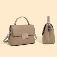 Tas Kulit Asli Kualitas Tinggi Grosir, Tas Selempang Logo Kustom, Pembuatan Tas Label Pribadi, Tas Kotak untuk Wanita