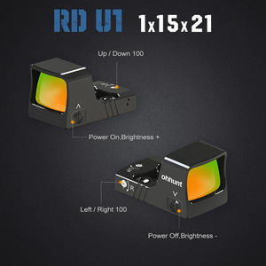 Oferta Especial Ohhunt Optics 1000Gs Mira Reflex Resistente a Impactos con 10 Niveles de Brillo, Mini Mira de Punto Rojo con Activación por Movimiento - Product Image 6