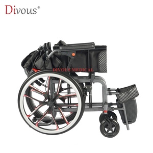 Factory Wholesale Foldable Lightweight Folding Manual Wheelchair for <b>Disabled</b> People Suitable for Rehabilitation Treatment - Product Image 6