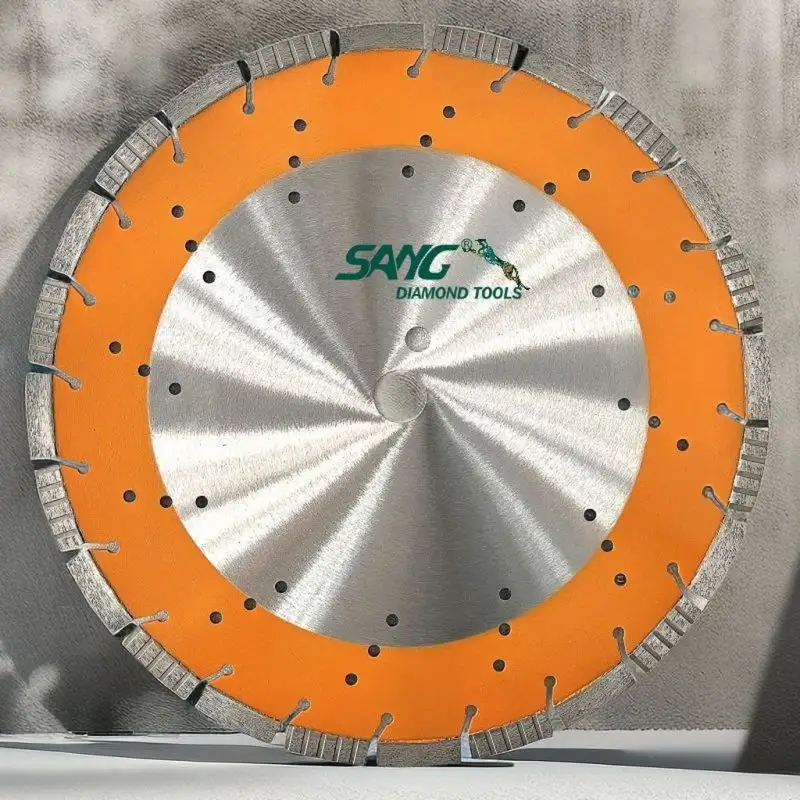 Factory Direct Sale 14 inch 350mm Turbo Segment Laser Welded Diamond Concrete Saw Blade for Fast Cutting Reinforced Concrete