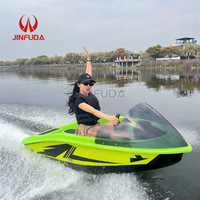 Vente flash : Mini jet-boat électrique deux places, karting aquatique, autonomie de 60 minutes, vitesse maximale de 50 km/h, expérience extrême