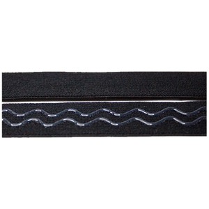 Banda elástica antideslizante de 2 cm con revestimiento de nailon y patrón ondulado para accesorios de ropa - Product Image 1