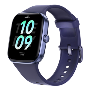 Montre connectée élégante et sportive, écran TFT carré, étanche IP67, moniteur de fréquence cardiaque, suivi du sommeil, podomètre, assistant vocal, contrôle par application, compatible iOS - Product Image 3