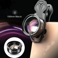 Objectif téléobjectif 2X pour photographie avec clip de fixation pour smartphones, objectif zoom pour iPhone, Android et tablettes